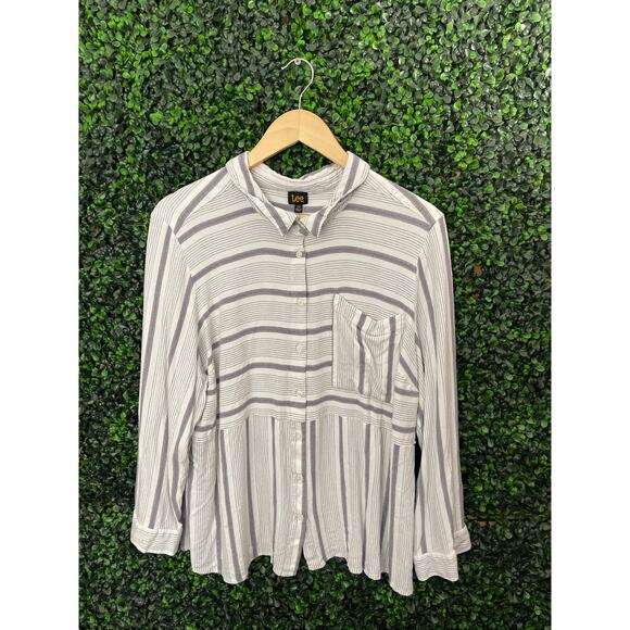 Lee Long sleeve Blouse, Women’s Size 3XL - Picture 1 of 6